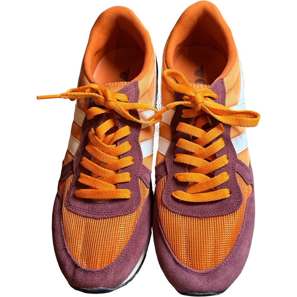 Gola Daytona Retro Sneakers Burgundy Orange White Men’s 11 - Picture 7 of 16